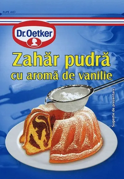 Zahăr pudra cu vanilie 80g DR.OETKER