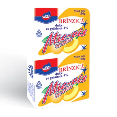 Brânză MIC VIS caise 4% 100g JLC