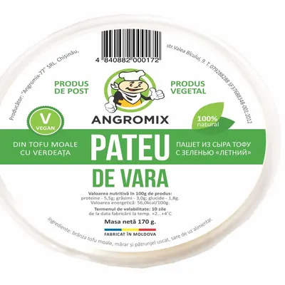 Pate-tofu de vara 170g