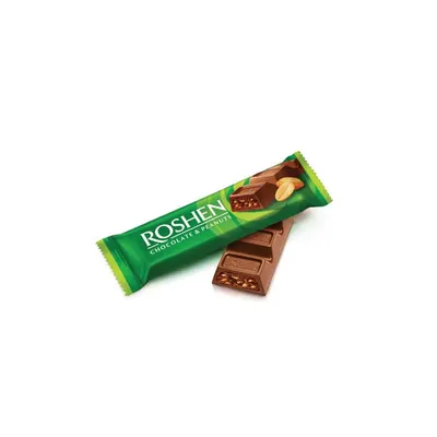 Baton de ciocolată \"Double peanuts\" 29g ROSHEN