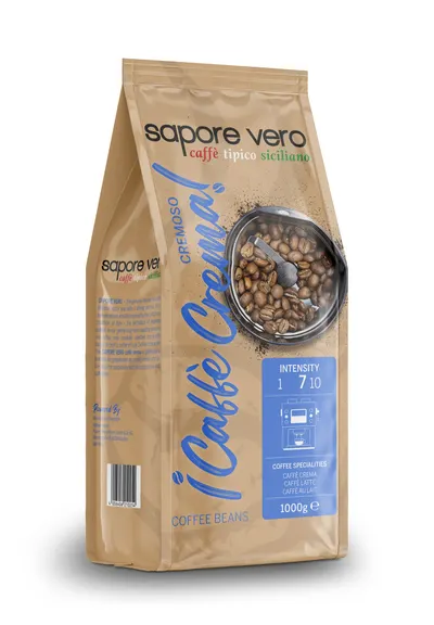 Cremoso Cafea Crema boabe 1000g SAPORE VERO