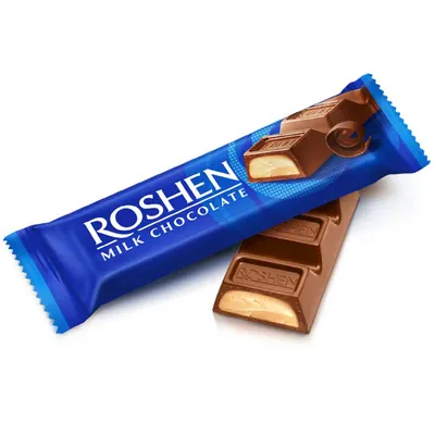 Baton de ciocolată lapte/crem brule 33g ROSHEN